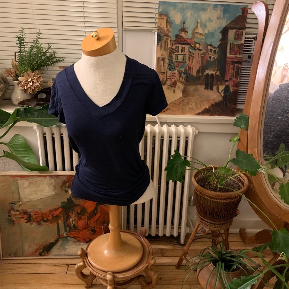 Navy blue tee